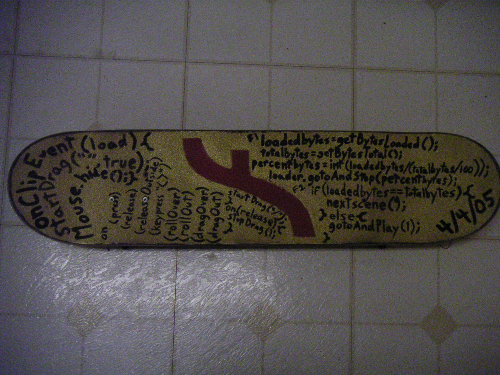 This board was used when I finally decided to retire the Element 2 board.  The edges were so dead, that I needed to start using a new board.