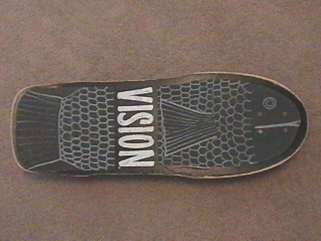 It's nickname is a "fishboard", so what would suit it more than a fish on the board? Still in use.